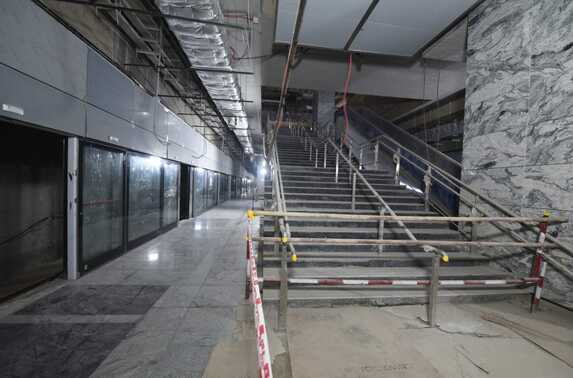 Churchgate station in the making